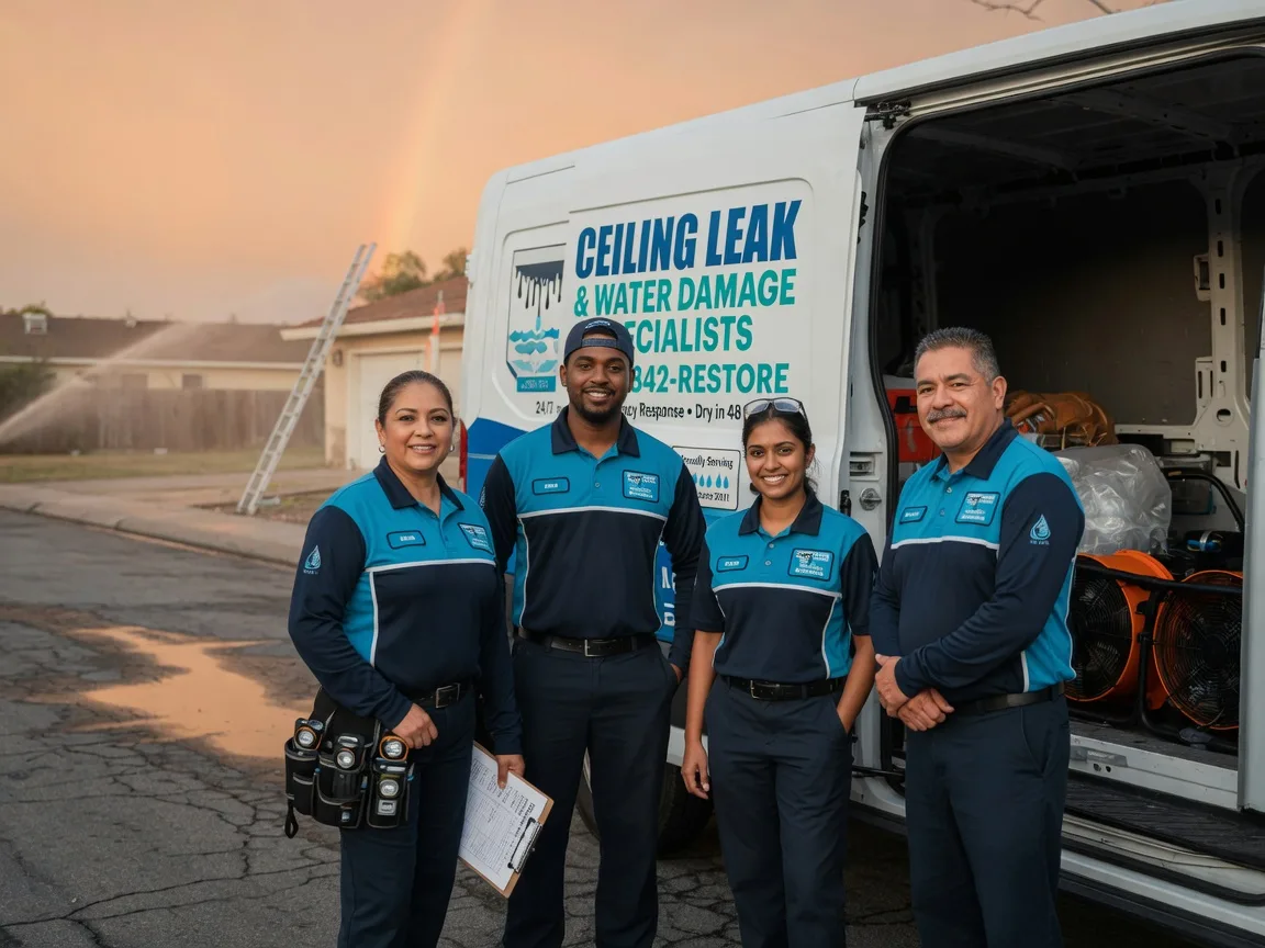 Ceiling Leak Cleanup company in Slovan, PA